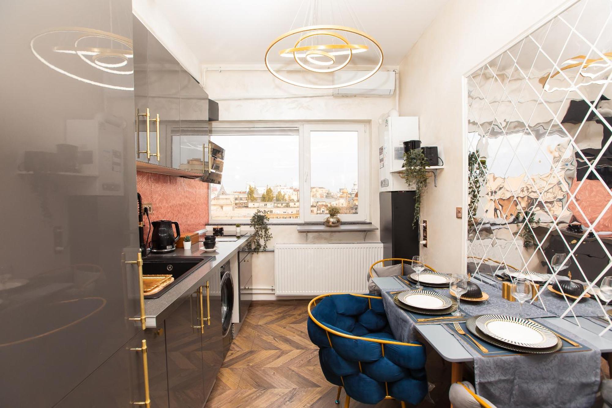 Royalty Apt With City Views On Calea Victoriei Bucharest Luaran gambar