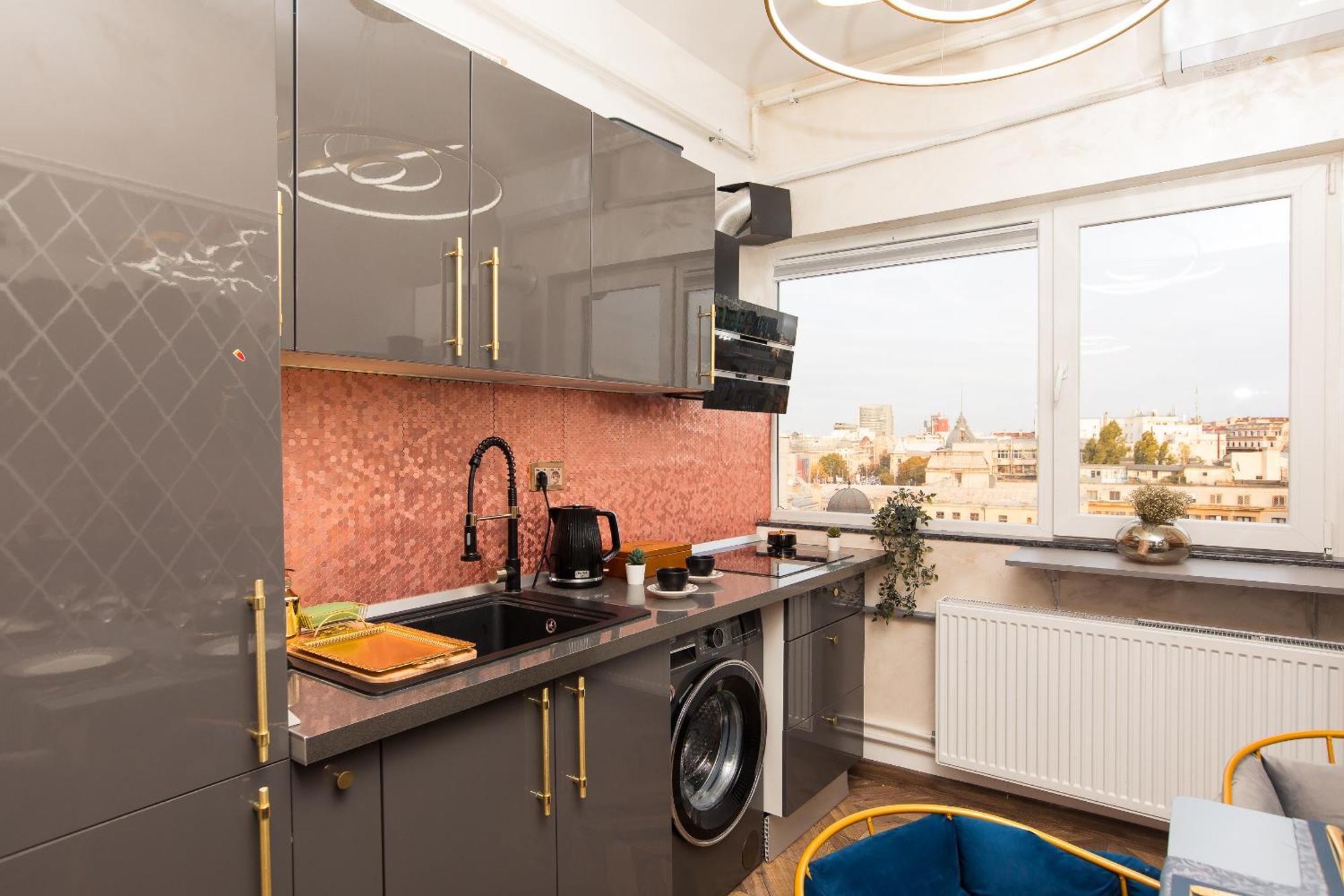 Royalty Apt With City Views On Calea Victoriei Bucharest Luaran gambar